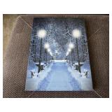 Snowy Night wall decor