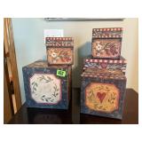 Decorative storage boxes