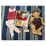 Bitty Bear toy, dress up clothes, accessories