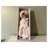 Porcelain collectible doll