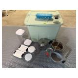 Kitchen lot, storage containers, jars, scoops,