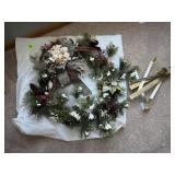 Holiday wreath, wreath hangers