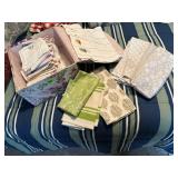 Hand, dish & flour sack towels, storage box