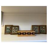 Amish basket, Christmas needlepoint pictures (4)