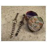 Fossil wristwatches (2), extra links