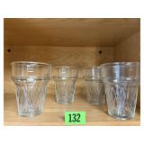 Glass ice cream cone cups (4)