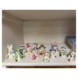 Snowmen of the month figurines