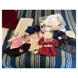 Doll clothes, accessories, tote