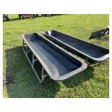 2 - 9 foot Feed Bunk
