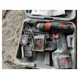 Skill, cordless drill with batteries