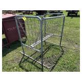 Hey feeder and feed trough