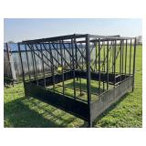 Cradle style bale feeder
