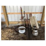 Lot of parts and highlift Jack