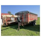 TRAIL-EZE Gooseneck Grain Trailer, Tandem Axles