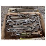A lot of open ended wrenches