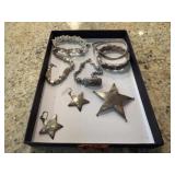 Sterling silver, costume jewelry