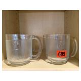 Glass mugs (4)