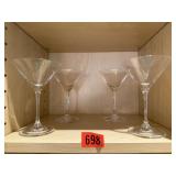 Martini glasses (4)
