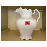 Ironstone pitcher