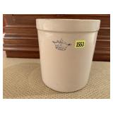 Blue Crown 4 gallon stoneware crock