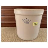 Blue Crown 3 gallon stoneware crock