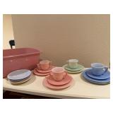 Vintage dish collection