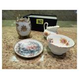 German decorative plate, French egg dish, Royal