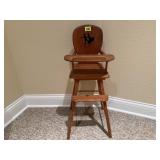 Vintage doll high chair