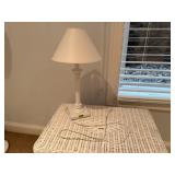White table lamp