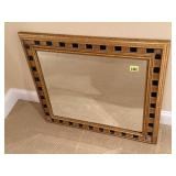 Beveled wall mirror