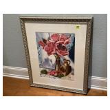 Rose bouquet artwork