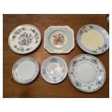 Mixed lot of Noritake, china plates