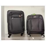 Rolling suitcases (2) Samsonite, Delsey