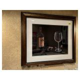 Uncorked wine artwork