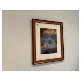 "Serenade" floral artworkmatted & framed print