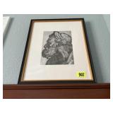 Black & white sketch artwork