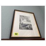 Black & white sketch artwork