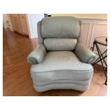 Sage Smith Brothers leather arm chair