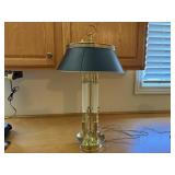 Taper lights table lamp