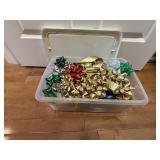 Tote of gift wrap bows