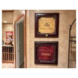 Winery pictures (2)each 19" x 19"