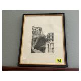 Black & white sketch artwork