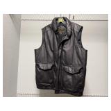 Eddie Bauer leather vest