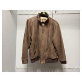 JOS. A. Bank lined leather jacket