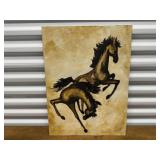 Vintage horse painting