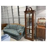 Lighted curio cabinet