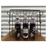 Wire basket, Pepsi Cola soda bottles