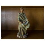 Wooden gathering carved sculpture