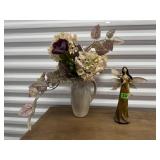 Floral arrangement, lady