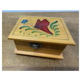 Butterfly trinket box